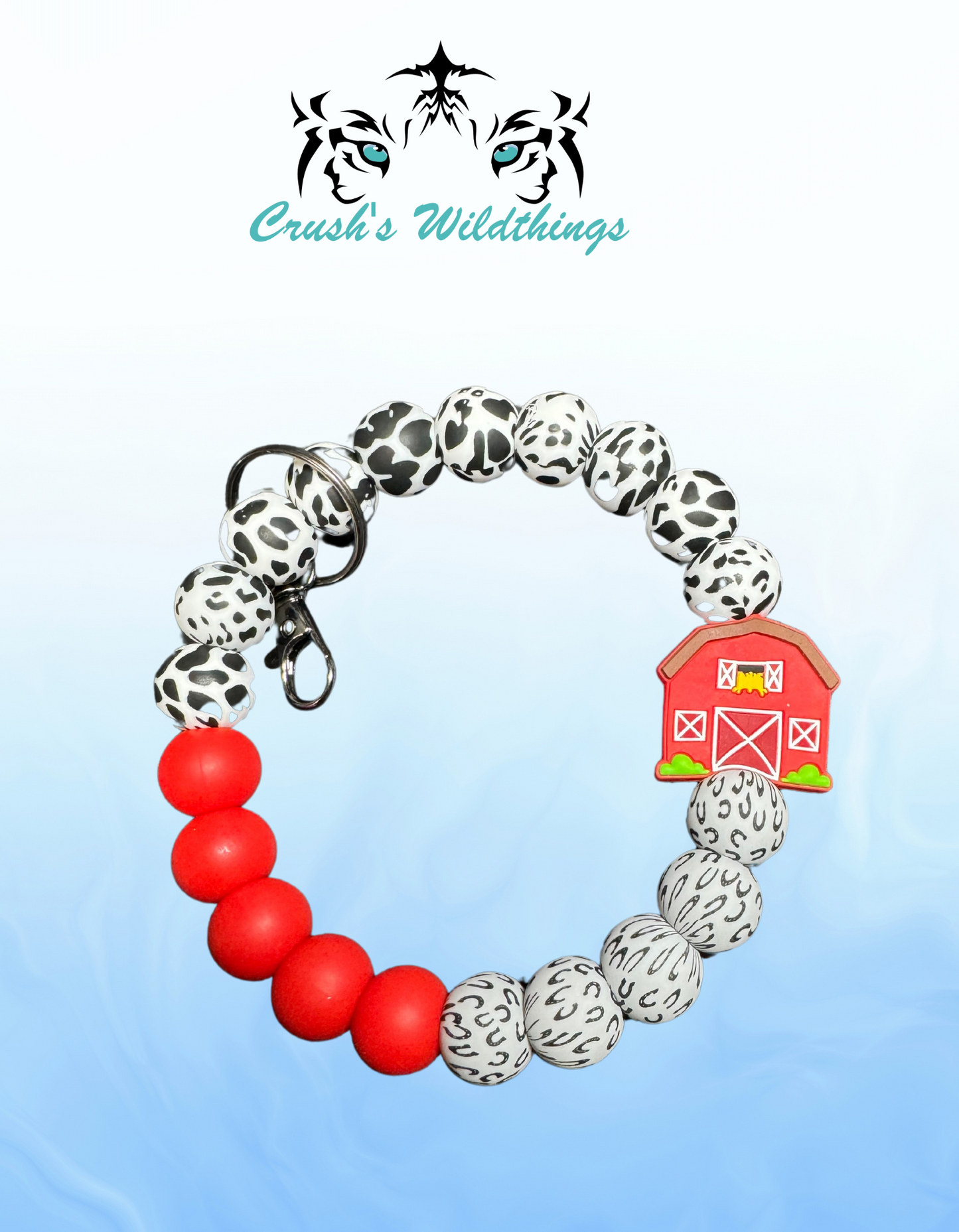 Cowtastic Keychain Wristlet - Crush's Wildthings