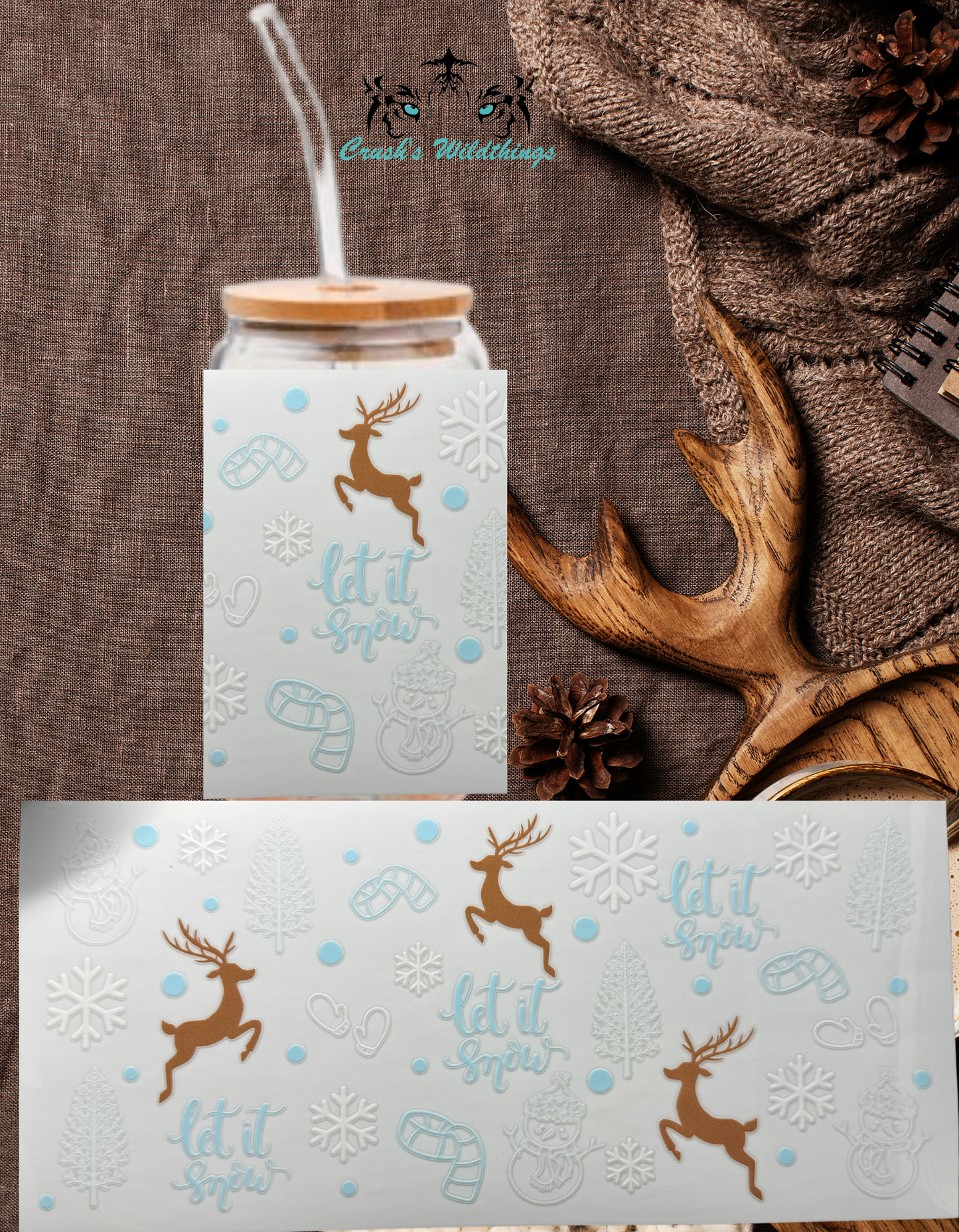 Let is snow Reindeer - Crush's Wildthings