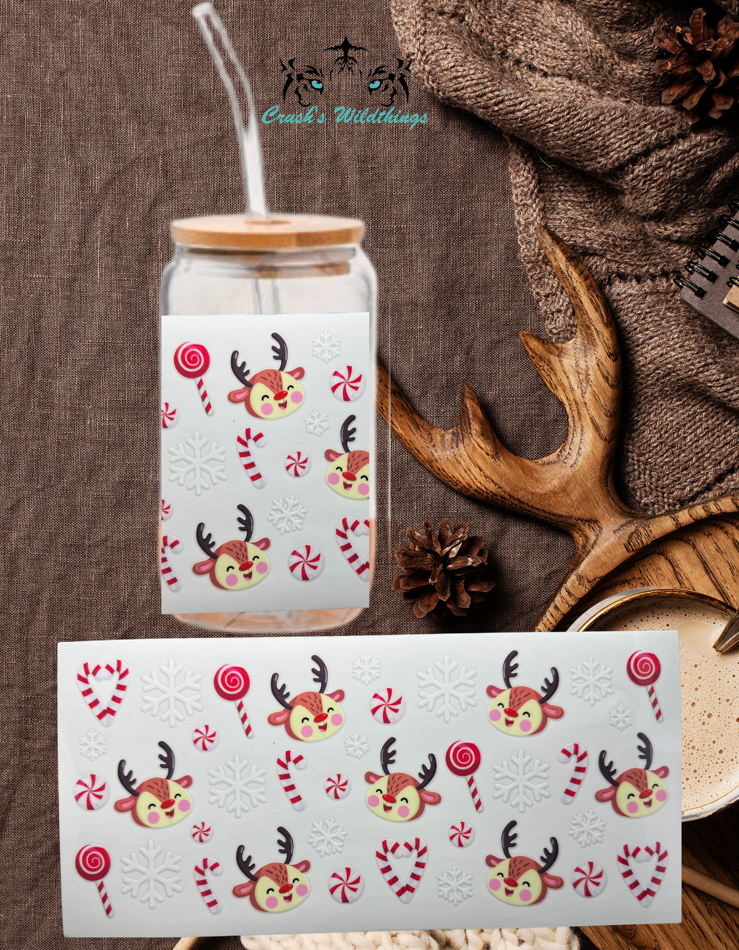 Peppermint Reindeer - Crush's Wildthings