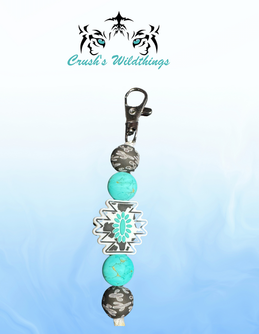 Aztec Straight Keychain - Crush's Wildthings