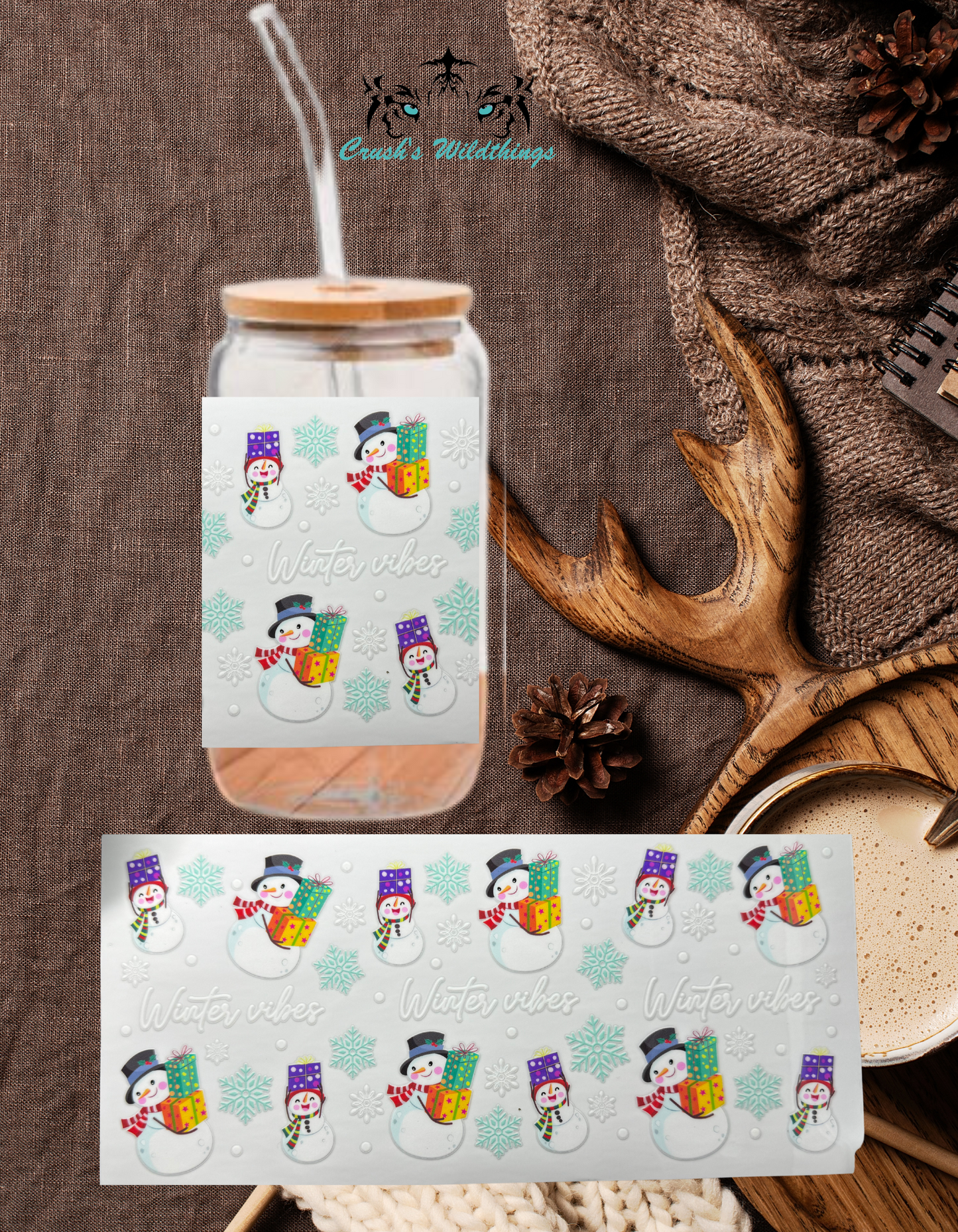 Winter Snowman Vibes - Crush's Wildthings